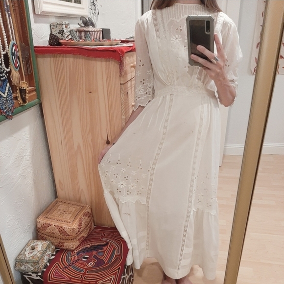❌SOLD❌ Vintage Rare 1900s Edwardian Dress XXS - Picture 3 of 16